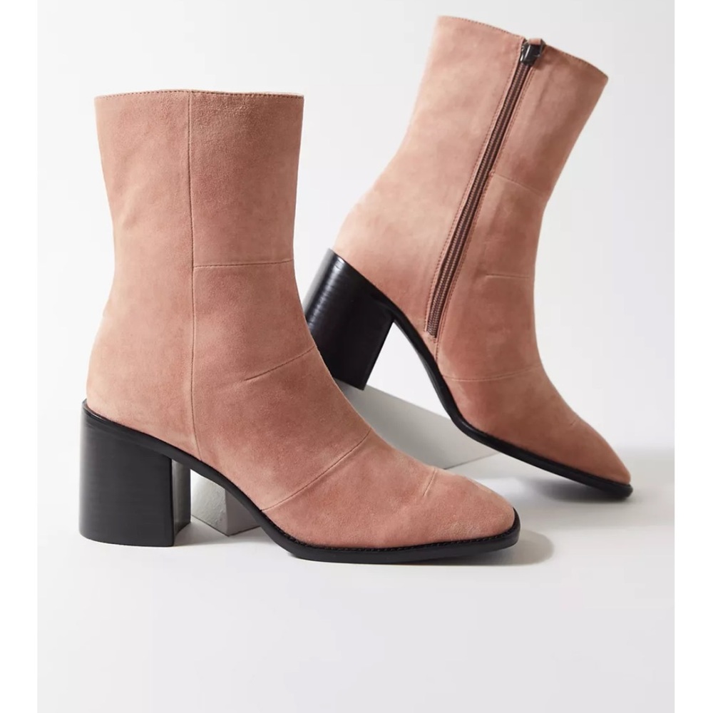 Intentionally Blank Pink Suede Boots